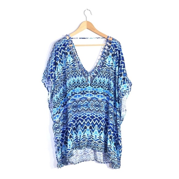 La Blanca Other - La Blanca Tie Dye Boho Swimsuit Coverup